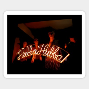 Hubba Hubba - Neon Sign Sticker